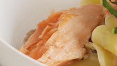 Saumon à l'oseille en cuisson basse température et sa pasta