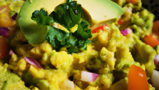 Guacamole mexicain végétarien