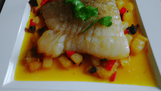 Cabillaud retour d'Orient maison