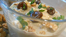 Velouté de chanterelles & noix