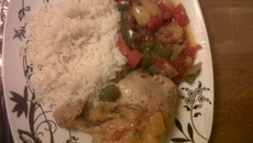 Poulet basquaise rapide