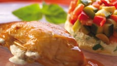 Filet de poulet farci au Philadelphia