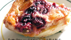 Clafoutis au tofu soyeux  sans gluten