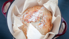 Pain blanc à la cocotte