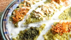 Dip iranien d'aubergines au roquefort