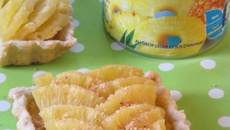 Tartelette à l'ananas et au pralin