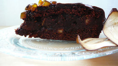 Gâteau chocolat & aubergine