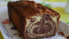 Cake marbré vanille chocolat