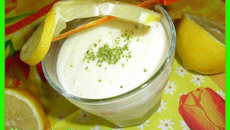 Mousse de citron vert à La vache qui rit, verrine