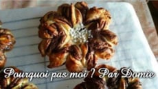 Mes petites brioches fleurs-étoilées au nutella