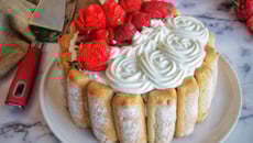 Charlotte aux Fraises (sans gélatine)