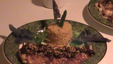 Filet de lieu jaune au coco, compote de tomate au paprika et quinoa