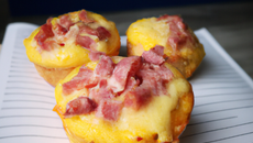 Muffin au jambon fromage