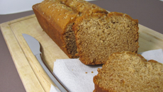 Pain d'épices à l'orange amère sans gluten