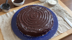 Gâteau au chocolat et noix de coco