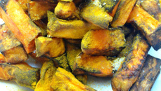 Frites de patates douces au curry façon Air-Fryer