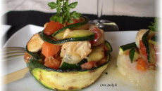 Nids de poulet aux petits légumes