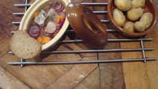 Harengs et pommes à l'huile