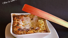 Mini clafoutis à la rhubarbe