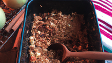 Crumble aux pommes et spéculoos