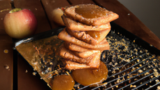 Sablés aux pommes et caramel au beurre salé