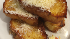 Pain perdu au parmesan