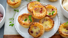 Mini quiche Lorraine sans pâte
