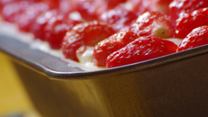 Tiramisu aux fraises gariguettes, facile et parfumé