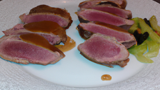 Magret de canard au chouchen