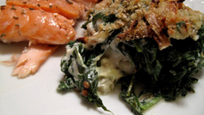 Le gratin de fanes de radis