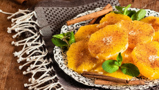 Salade d'oranges à la cannelle et fleur d'oranger