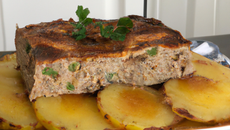 Terrine de pommes de terre, chabichou