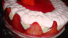 Fraisier mascarpone maison