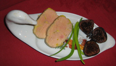 Foie gras de canard à la vapeur