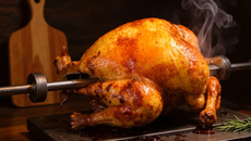 Poulet à la broche