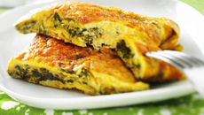 Omelette à l'oseille