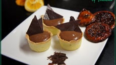 Mini tartelettes choco-orange façon pim's revisité sans gluten