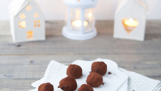 Truffes aux éclats d'orange confites