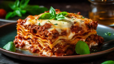 Lasagnes à la bolognaise avec sa béchamel