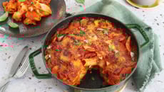 Gratin de pâtes et pommes de terre comme en Calabre