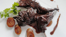 Civet de lapin au cacao