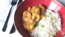 Curry de crevettes