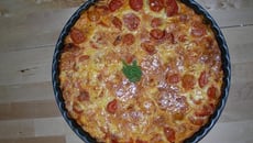 Clafoutis aux tomates cerises