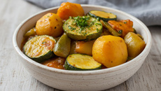 Tajine de courgettes, patates douces au Companion