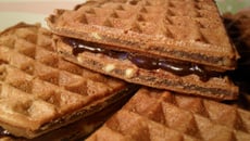 Gaufres chococahuètes