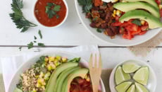 Bol de tacos mexicains destructurés