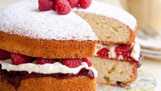 Gâteau à la framboise classique