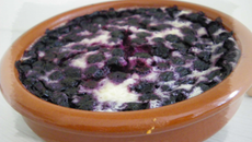 Petits gratins aux myrtilles