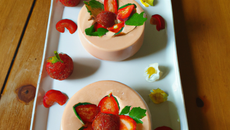 Mousse à la fraise facile