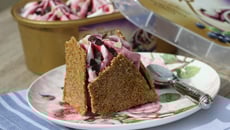 Folie douce et craquante de Glace Carte d'Or Façon Glacier Saveurs Myrtille et Vanille